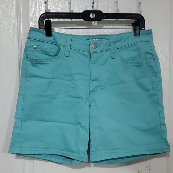 Lee Women's Turquoise Shorts Size 12 - Picture 5 of 16